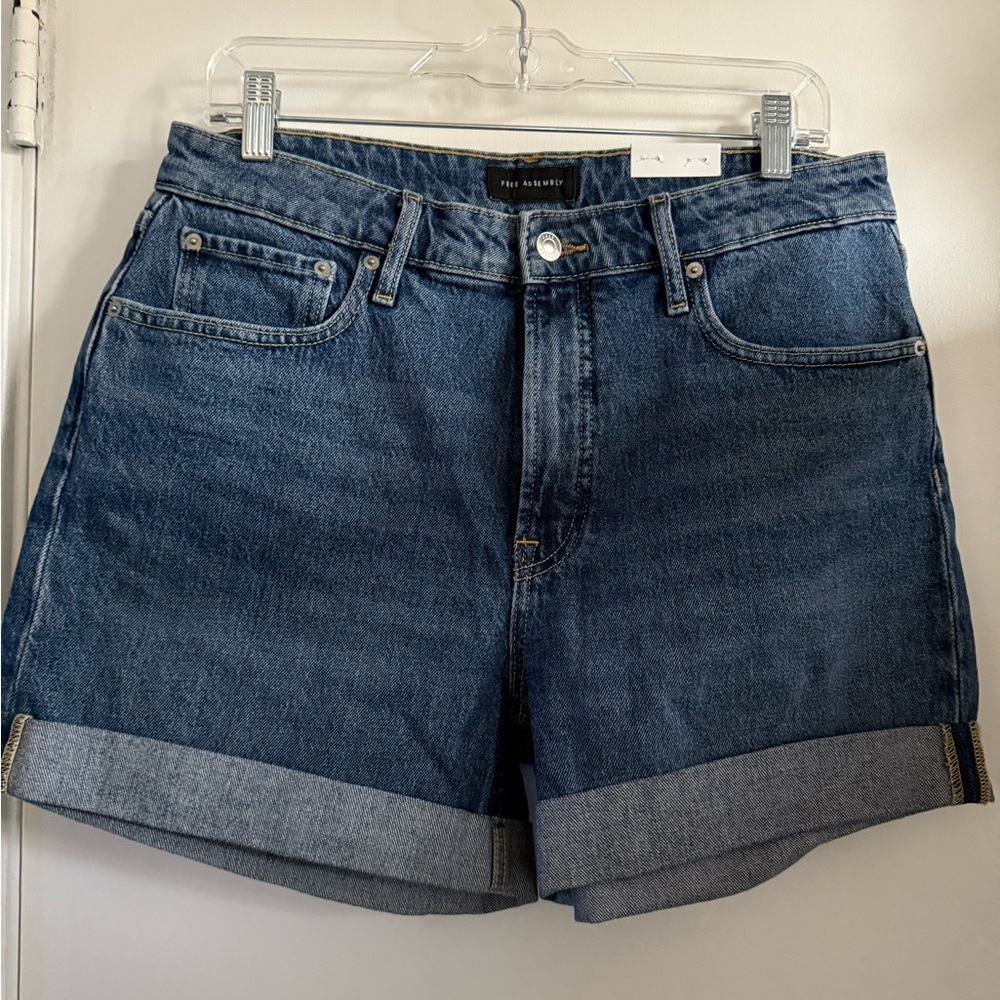 Free Assembly Blue Jean Shorts, Size 12